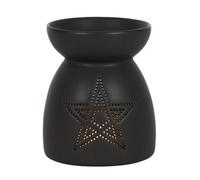 Something Different Pentagram Oil Burner Black (One Size)