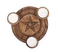Something Different Pentagram Tea Light Candle Holder
