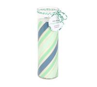 Something Different Permint Candy Stripe Tube Candle Pastel Green/blue (One Size)