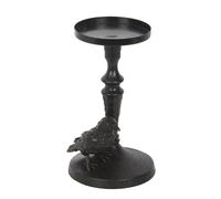 Something Different Pillar Mystic Raven Candle Holder in Black Something Different Black