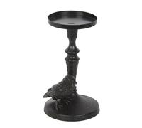 Something Different Pillar Mystic Raven Candle Holder (One Size) (Black)