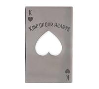 Something Different Playing Card Bottle Opener (Pack of 15) in Silver Something Different Silver
