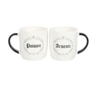 Something Different Poison & Arsenic Mug Set Pack of 2 in White Something Different White