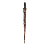 Something Different Obsidian Crystal Wand Protection Thin One Size (Brown/Black)