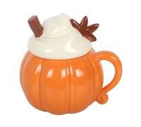 Something Different Pumpkin Lidded MugOne Size Orange/Cream SD11111