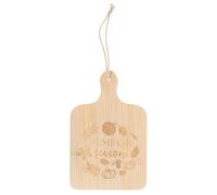 Something Different Pumpkin Season Bamboo Chopping Board in Brown Something Different Brown