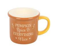 Something Different Pumpkin Spice & Everything Nice Mug Oil Burner (One Size) (Brown/White/Yellow)