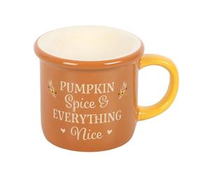 Something Different Pumpkin Spice & Everything Nice Mug Oil Burner (One Size) (Brown/White/Yellow)
