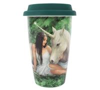 Something Different Pure Heart Ceramic Travel Mug With Lid By Anne Stokes