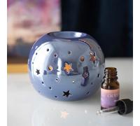 Something Different Purple Iridescent Star Oil Burner And Wax Warmer