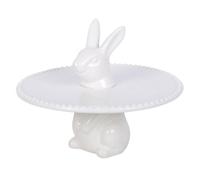 Something Different Rabbit Cake Stand White One Size