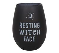 Something Different Resting Witch Face Stemless Wine Glass