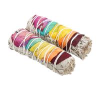Something Different Rose Petal Sage Smudge Stick Wand Pack of 2 Something Different Multicolor