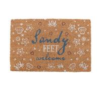 Something Different Sandy Feet Welcome Door Mat Natural (One Size)