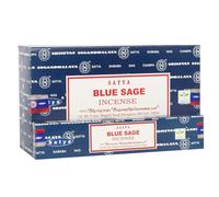 Satya Incense Sticks Blue Sage 15 g – Set of 12 Packets