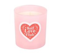 Something Different Self Love Club Coconut Scented Candle in Pink Something Different Pink