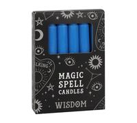 Something Different Set Of 12 Blue 'wisdom' Spell Candles