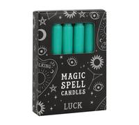 Something Different Set Of 12 Green 'luck' Spell Candles