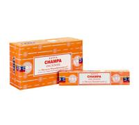 Something Different Set Of 12 Packets Of Champa Incense Sticks By Satya