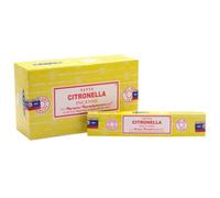 Something Different Set Of 12 Packets Of Citronella Incense Sticks By Satya