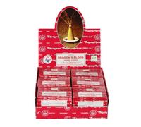 Something Different Set Of 12 Packets Of Dragon's Blood Dhoop Cones By Satya