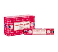 Something Different Set Of 12 Packets Of Dragon's Blood Incense Sticks By Satya