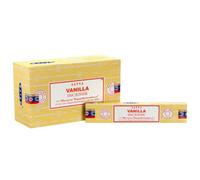 Something Different Set Of 12 Packets Of Vanilla Incense Sticks By Satya