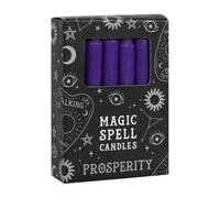 Something Different Set Of 12 Purple 'prosperity' Spell Candles