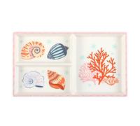 Something Different Shell And Coral Trinket Tray Multicoloured (One Size)