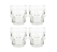 Something Different Skull Shot Glass Set (Pack of 4) in Clear Something Different Clear