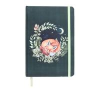 Something Different Sleeping Fox A5 Notebook (One Size) (Green/Brown)