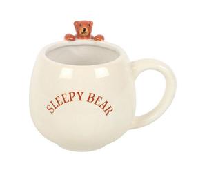 Something Different Sleepy Bear Round Mug White (One Size)
