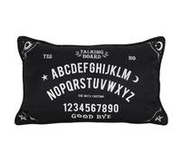 Something Different Small Rectangular Black And White Talking Board Cushion