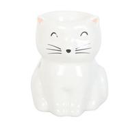 Something Different Smiling Cat Oil Burner White (One Size)