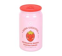 Something Different Soda-Lightful Strawberry And Vanilla Can Scented Candle Pink (One Size)