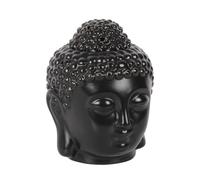 something different Something Different Buddha Head Oil Burner (5.5 x 3.5 x 3.5 in) (Black)