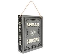 Something Different Spells And Curses Hanging Sign Grey (One Size)