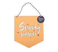 Something Different Spooky Season Hanging Plaque Orange (One Size)