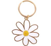 Something Different Spring Time Daisy Enamel Keyring in Yellow Something Different Yellow One Size