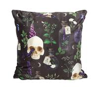 Something Different Square Venom & Vines Cushion Black (One Size)