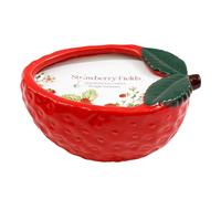 Something Different Strawberry Fields Strawberry Candle Pot in Red Something Different Red