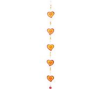 Something Different String Of Hearts Sun Catcher Red/yellow (One Size)