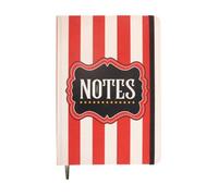 Something Different Striped A5 Notebook Red (One Size)