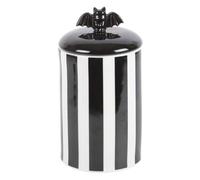 Something Different Striped Bat Storage Jar, Black