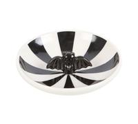 Something Different Striped Bat Trinket Dish White/black (One Size)