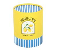 Something Different Sugared Lemon Scented Candle in Blue Something Different Blue