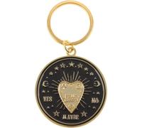Something Different Summon The Spirits Planchette Keyring in Black Something Different Black One Size