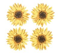 Something Different Sunflower Coasters in Yellow Something Different Yellow