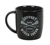 Something Different Support Your Local Witch Coven Mug Black (One Size)