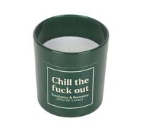 Something Different Sweary Chill Out Eucalyptus & Rosemary Candle in Green Something Different Green